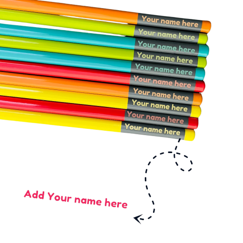 Personalized Name Pencils – Set of 10